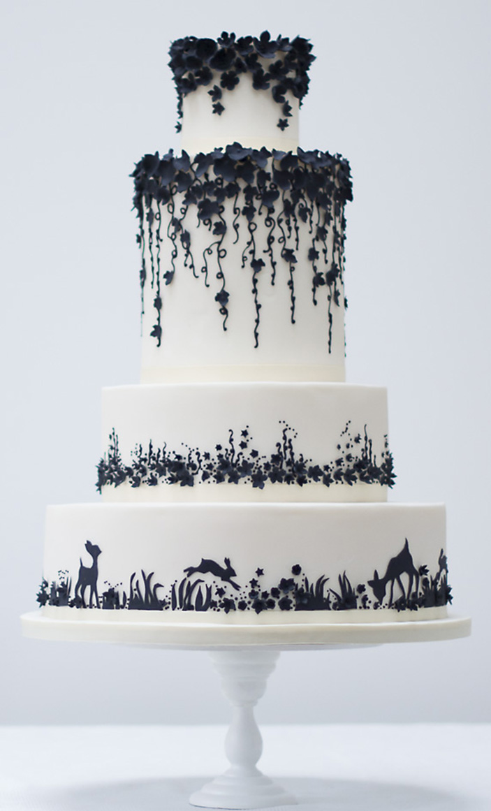 Enchanted Forrest Wedding Cake